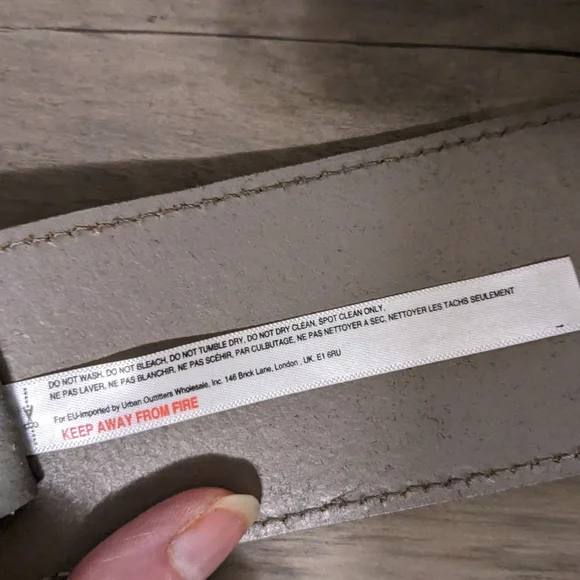 Free people belt new women's m/l cowhide large buckle nwot - Picture 7 of 11